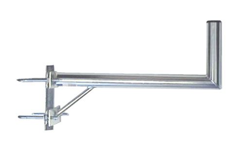 Anténní držák 50cm na stožár s vinklem/dvěma třmeny, rozteč třmenu 100mm, trubka 42/2mm, v