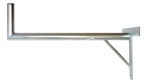 Anténní držák 100cm na zeď se vzpěrou, trubka 42/2mm, výška 16cm žár.