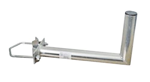 Anténní držák 50cm na stožár s vinklem, rozteč třmenu 150mm, trubka 42/2mm, výška 16cm