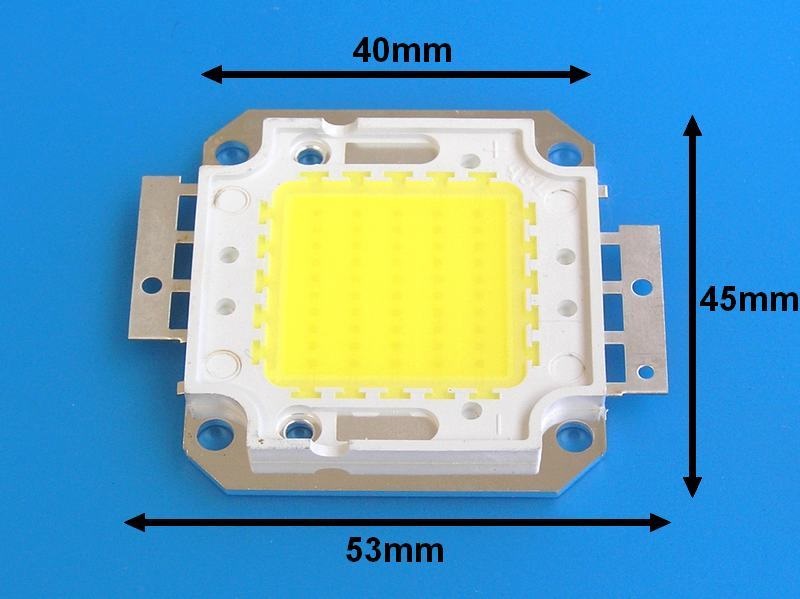 LED ČIP100W / LED dioda COB 100W / LEDCOB100W / LE