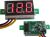 Měřidlo digitální panelové 0 - 100V LED - mini s korekcí