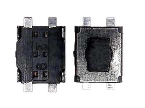 Mikrotlačítko SMD 3 x 3,5 mm - 2 mm výška, auto klíč, dálkové ovládání aut Peugeot, Citroe