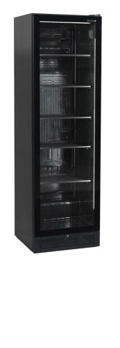 TEFCOLD SCU 1425 frameless chladicí skříň prosklené dveře, černá